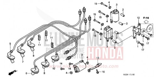 IGNITION COIL GL1500C1 de 2001